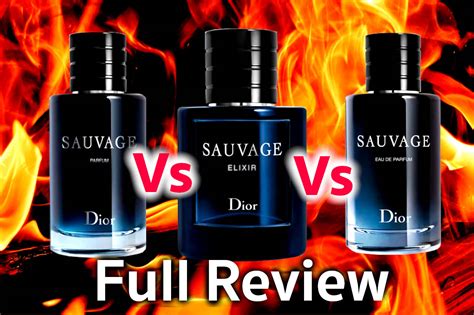 eau de toilette vs parfum dior sauvage|best version of Dior Sauvage.